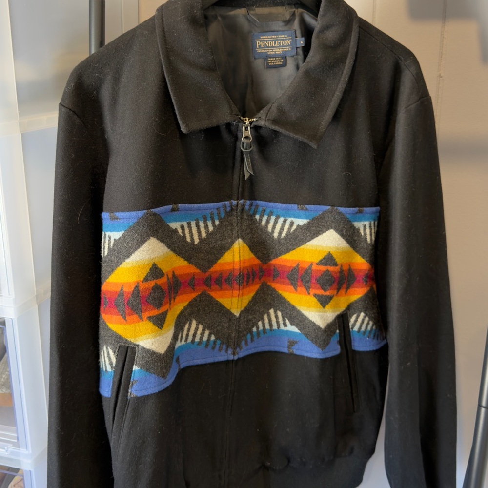 Pendleton Black Wool Jacket - image 1